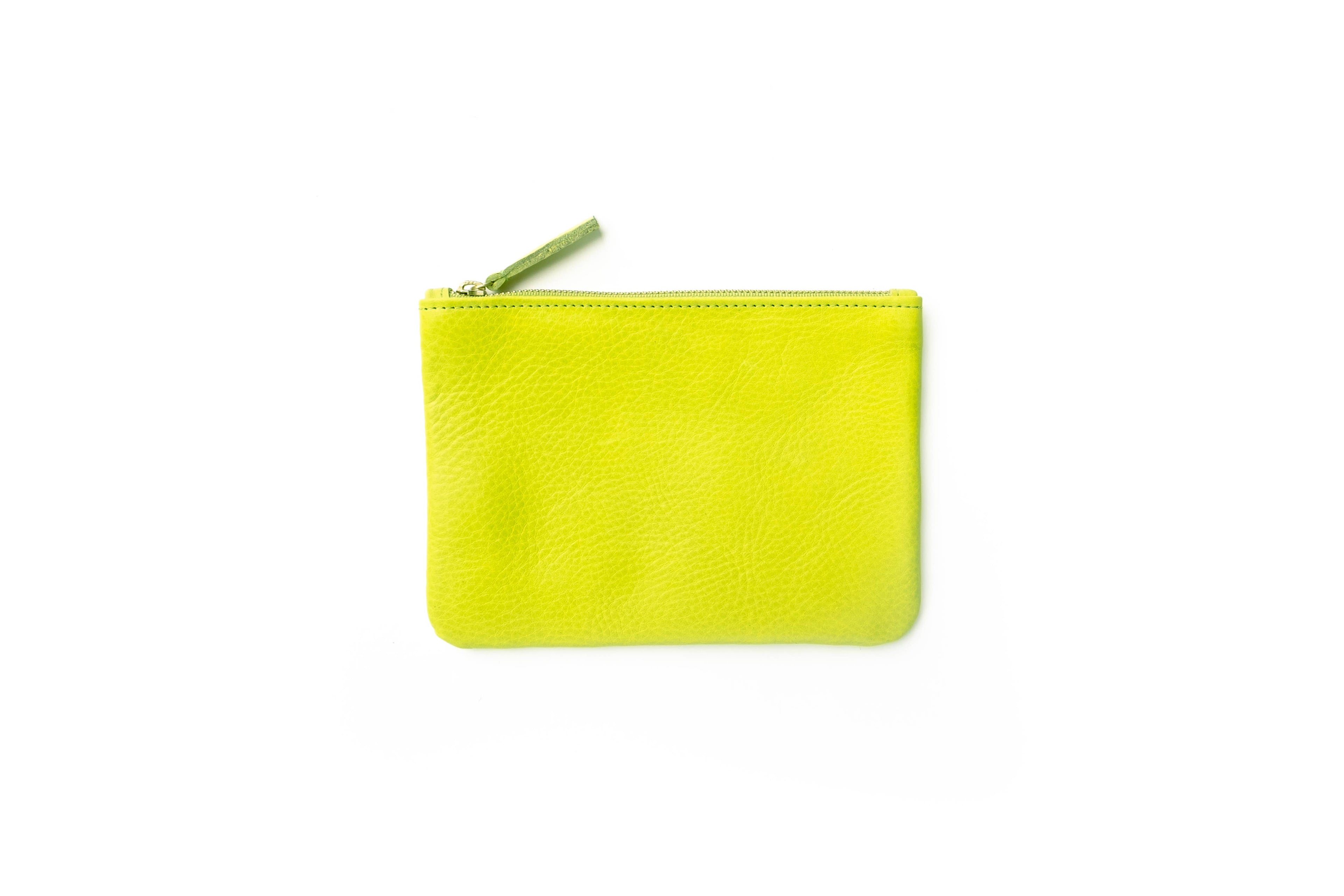 Leather Zipper Pouch