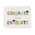 Graduate Typography Card