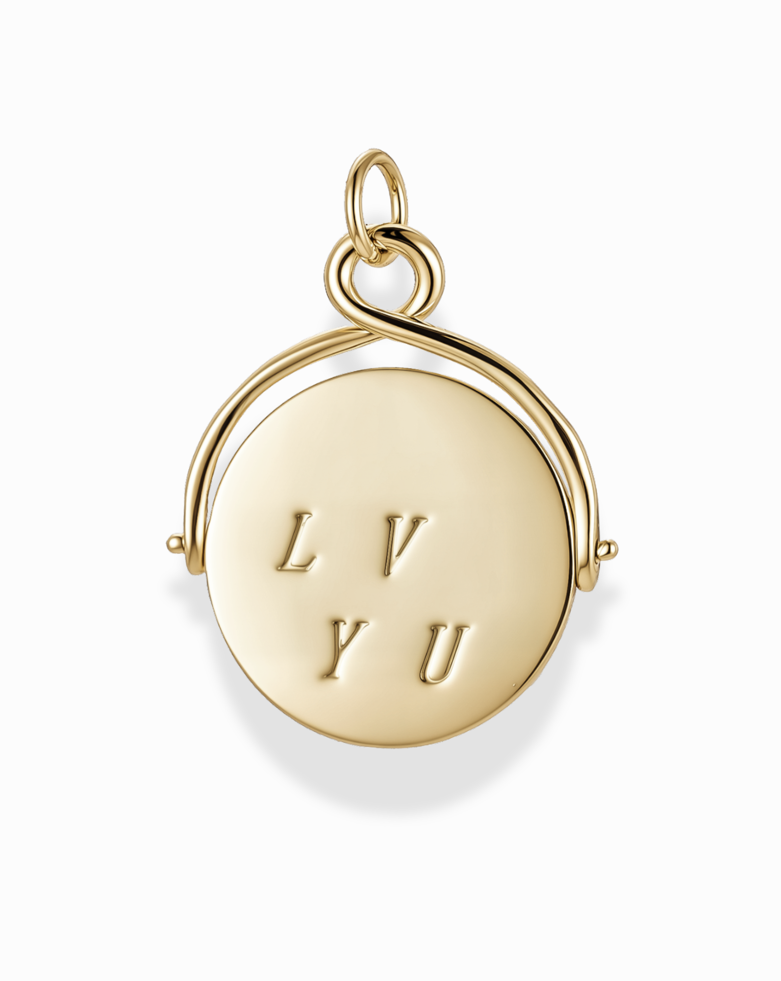 Bella"I Love You" Spinner Charm