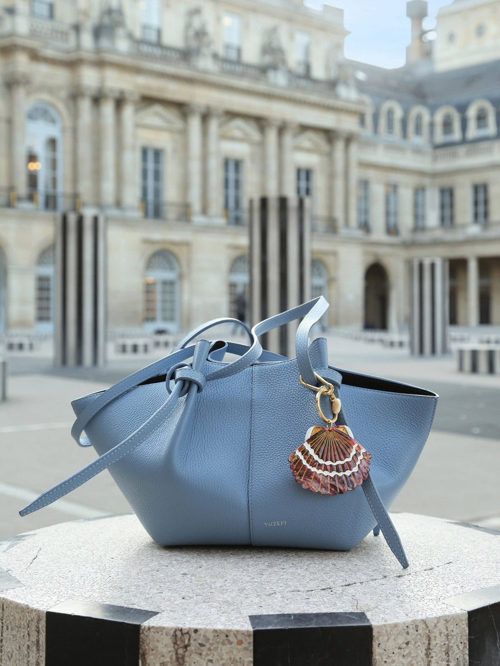 Seashell Bag Charm + Keychain