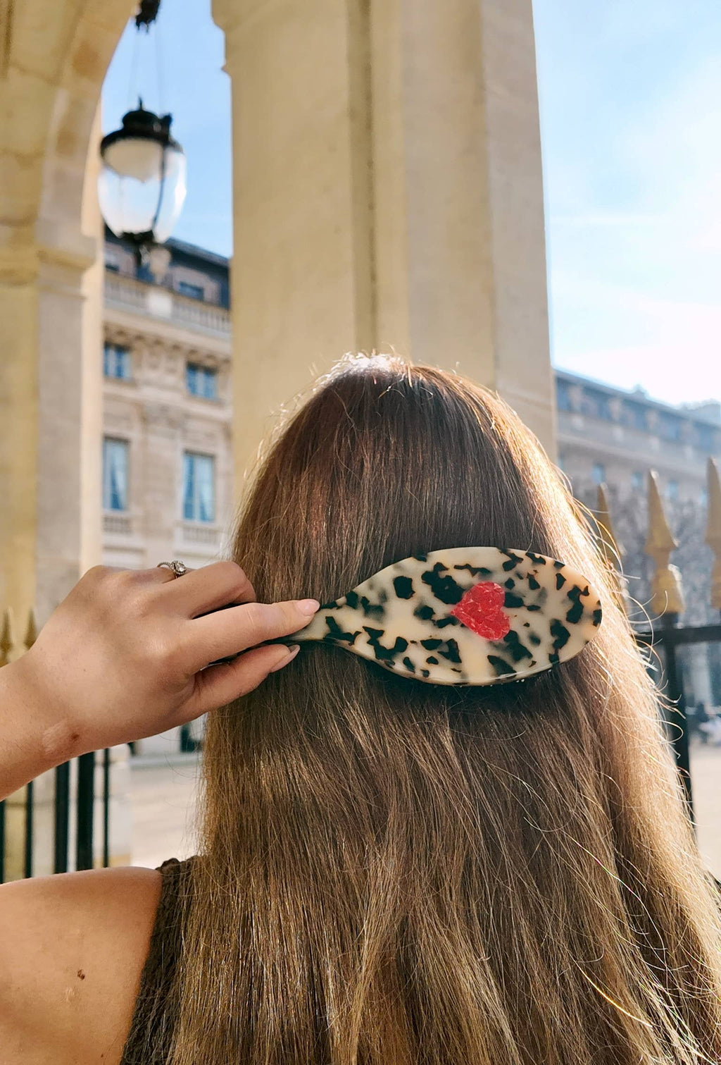 Hand-painted Heart Amazing Hair Day Brush