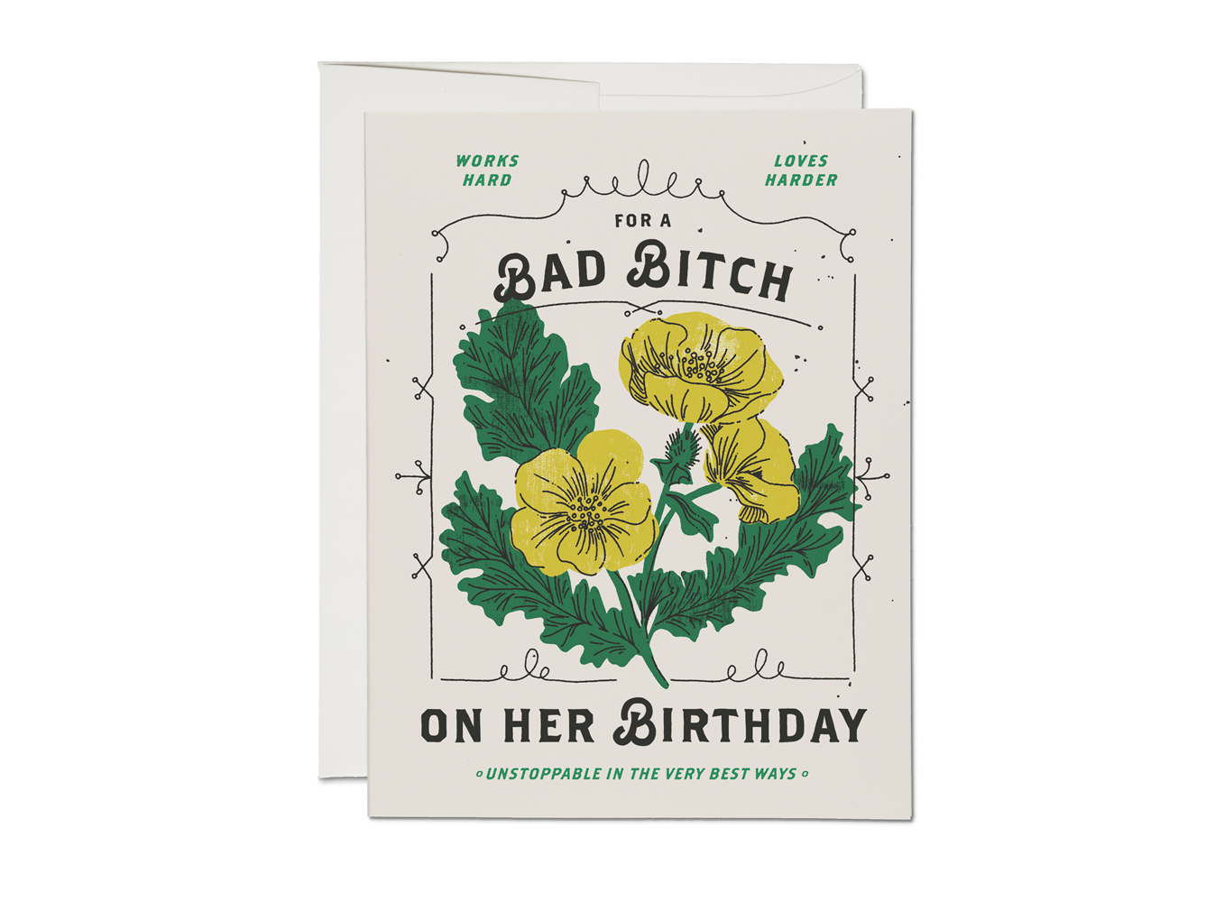 Bad Bitch Greeting Card
