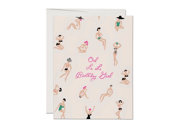 Ooh La La Greeting Card
