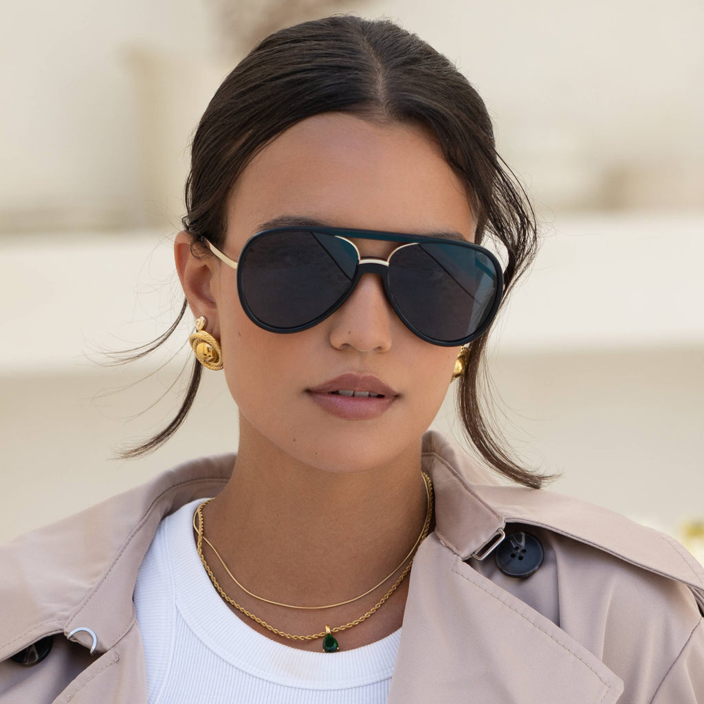 Shay Aviator Sunglasses