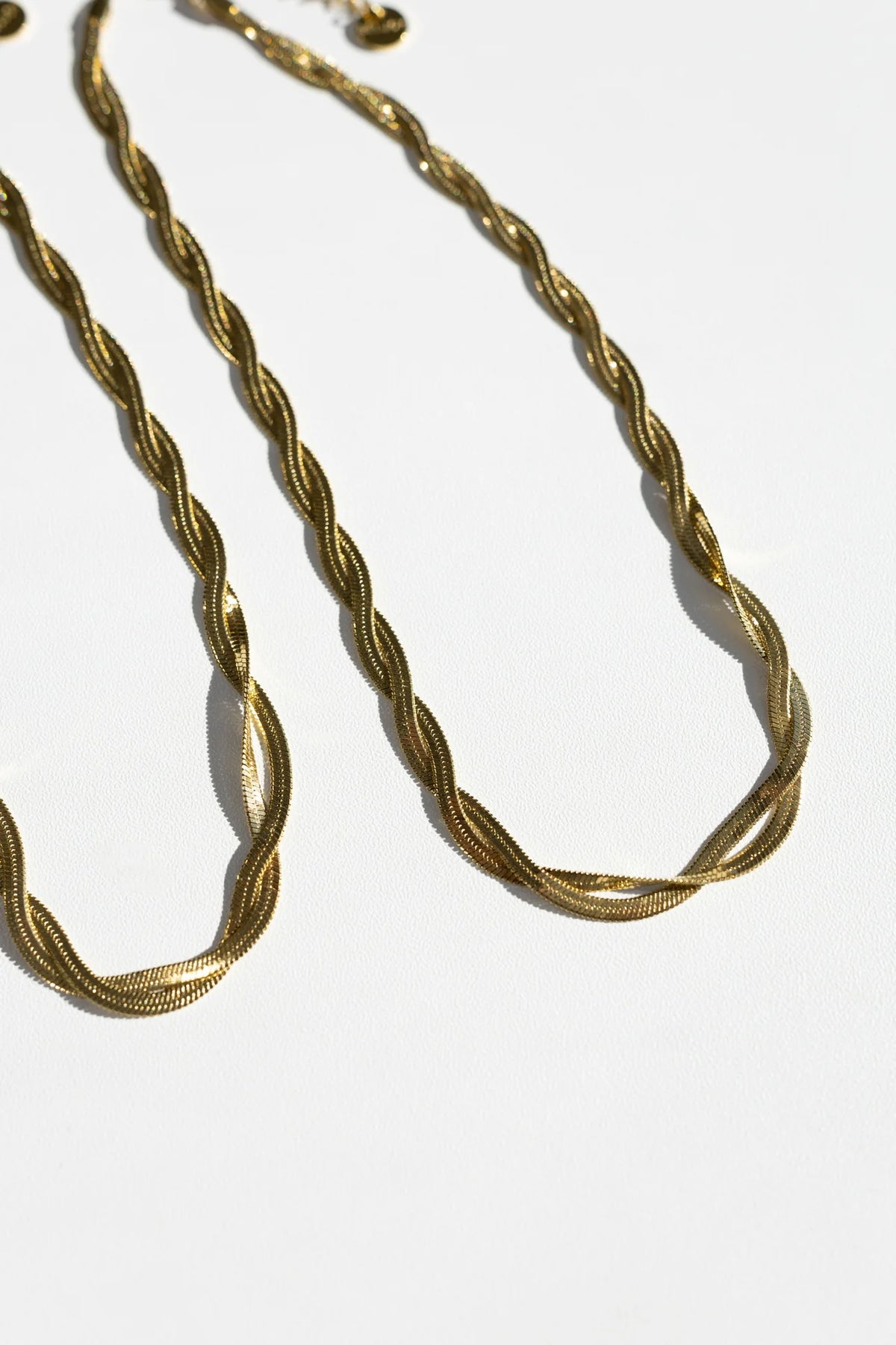 Lyrina Twisted Herringbone Necklace
