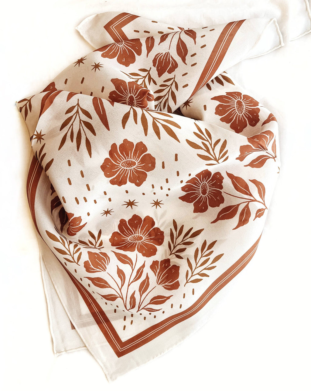 Desert Floral Silk Scarf