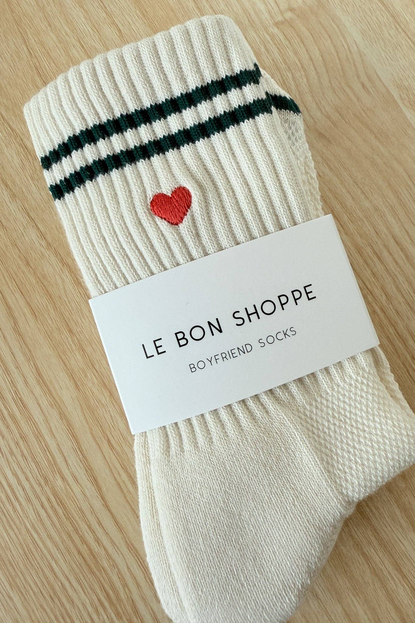 Embroidered Boyfriend Socks