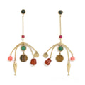 Museum style summer mobile earrings-373