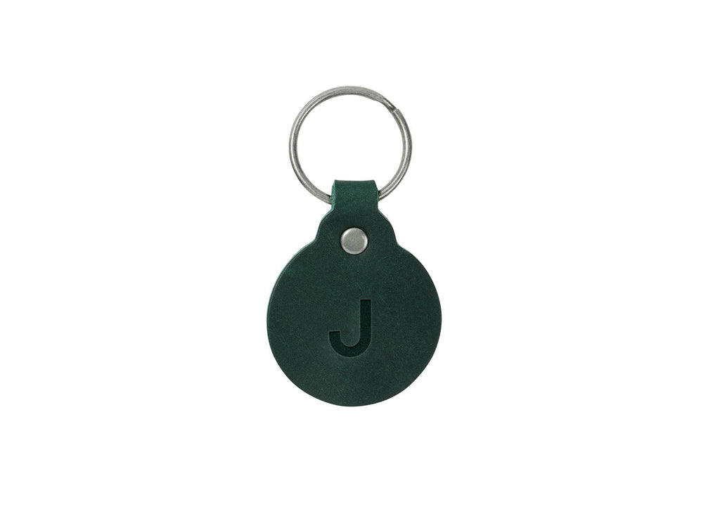 Leather Circle Key Fob