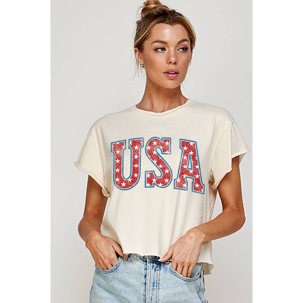 USA Crop Top
