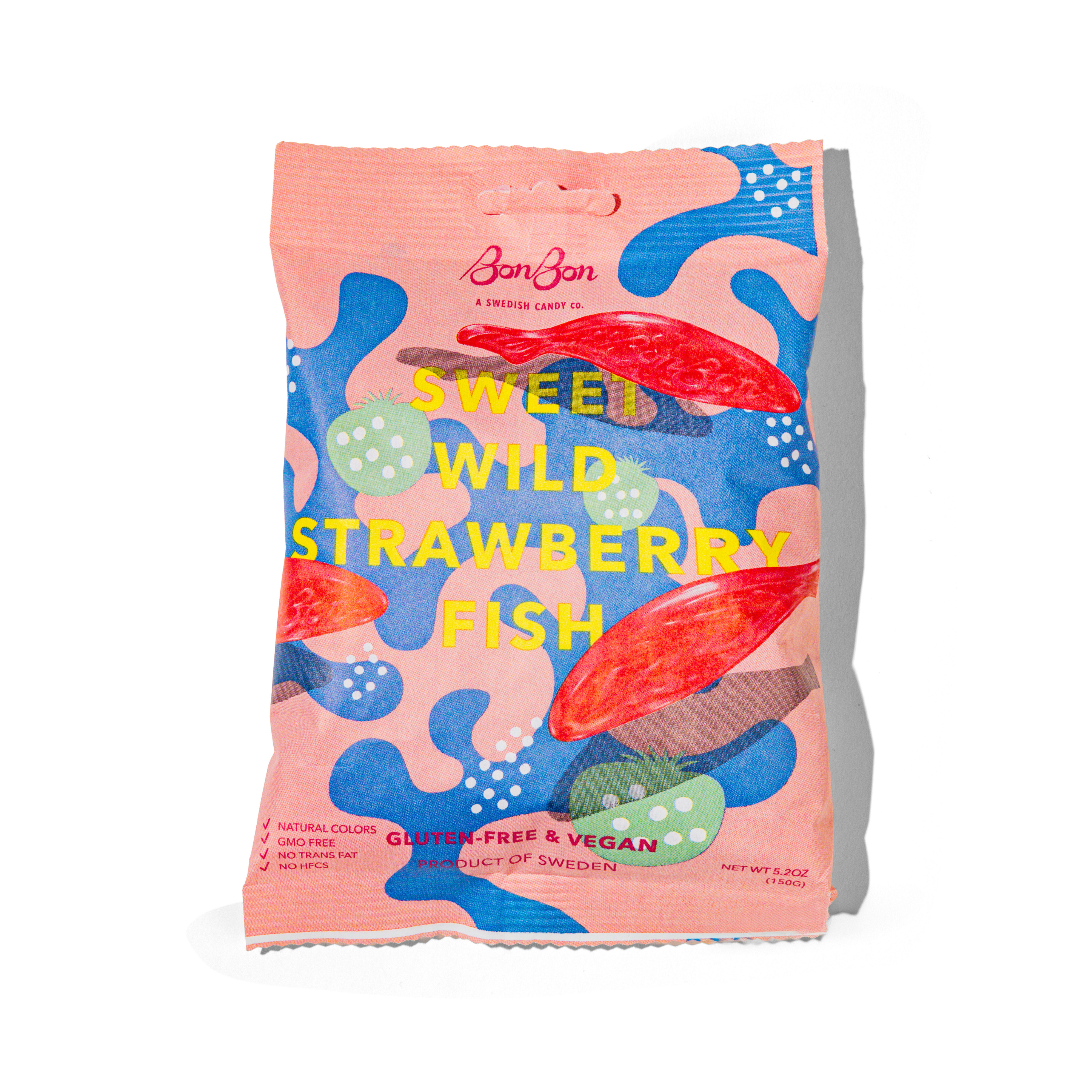 Sweet Wild Strawberry Fish Candy