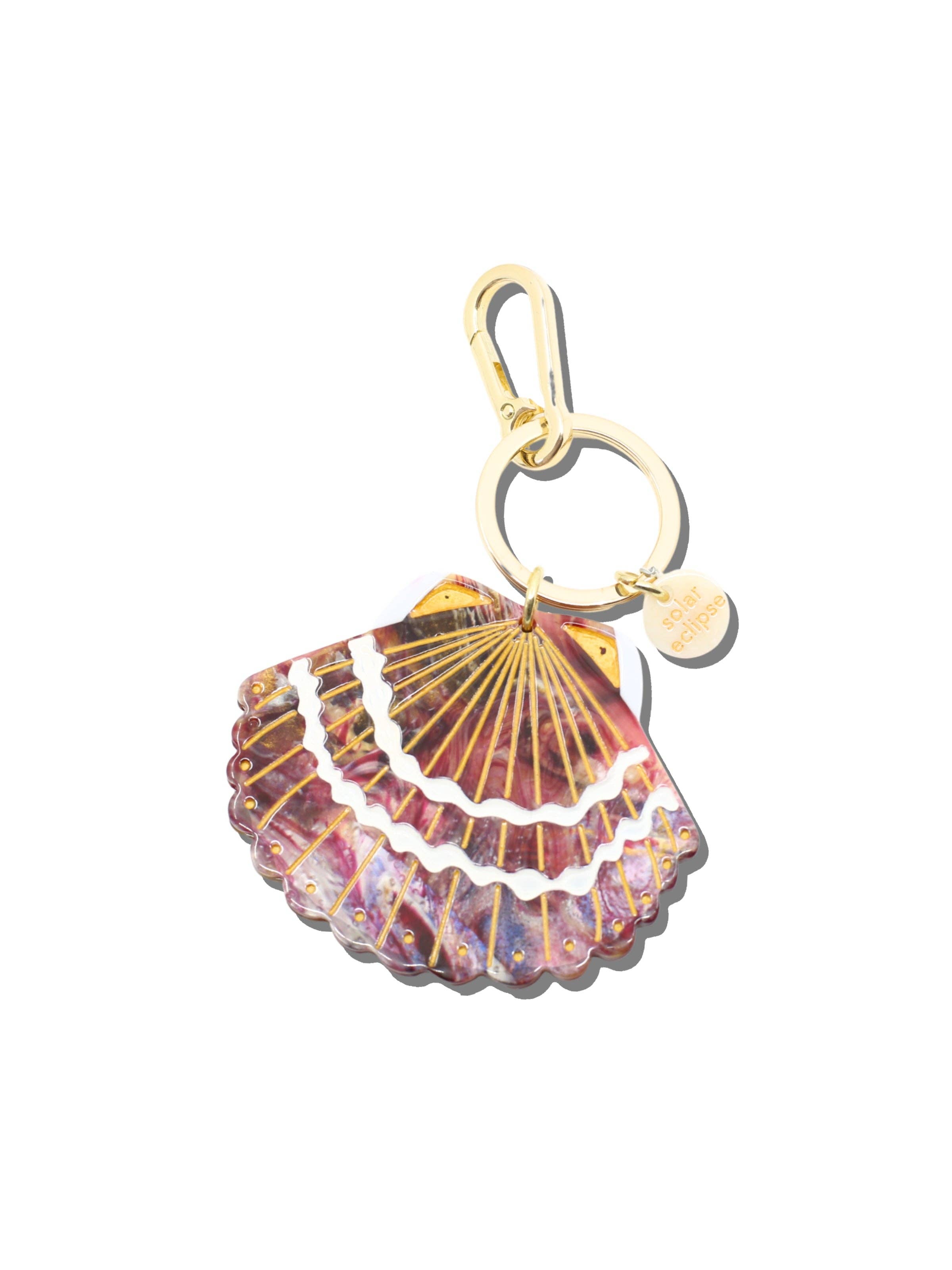 Seashell Bag Charm + Keychain