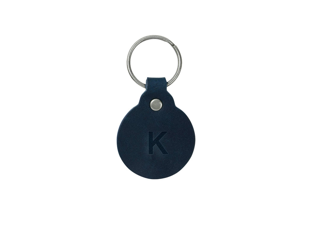 Leather Circle Key Fob