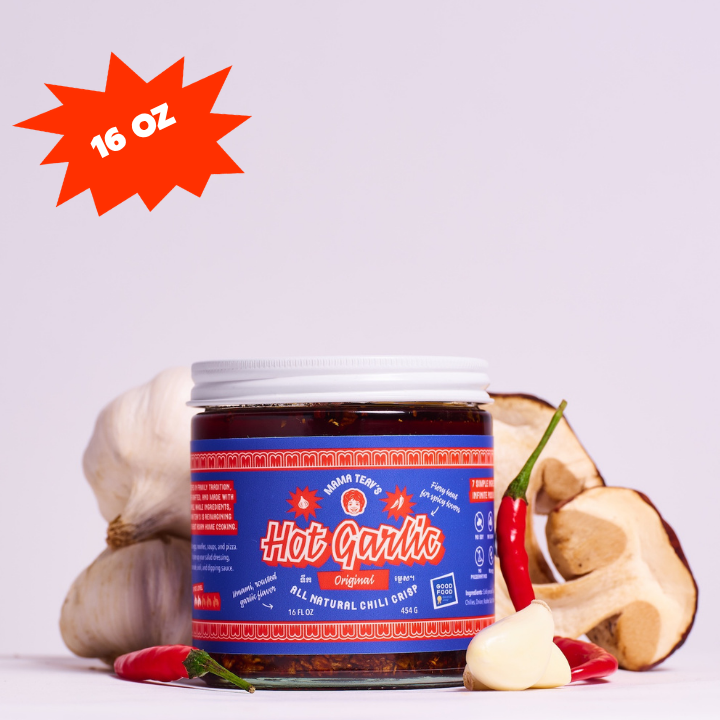 Hot Garlic Chili Crisp — Original (16oz) All Natural