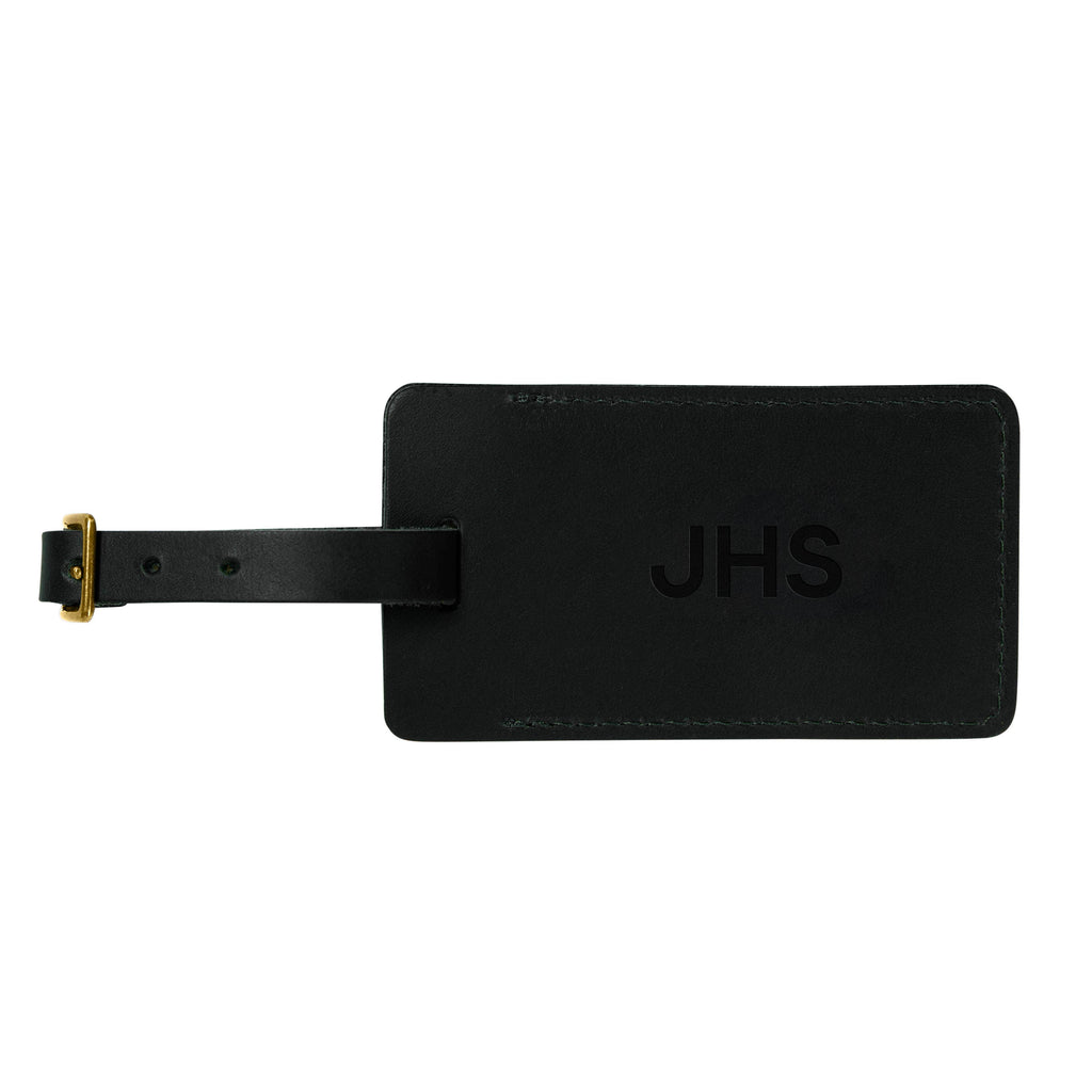 Leather Luggage Tag with Insert