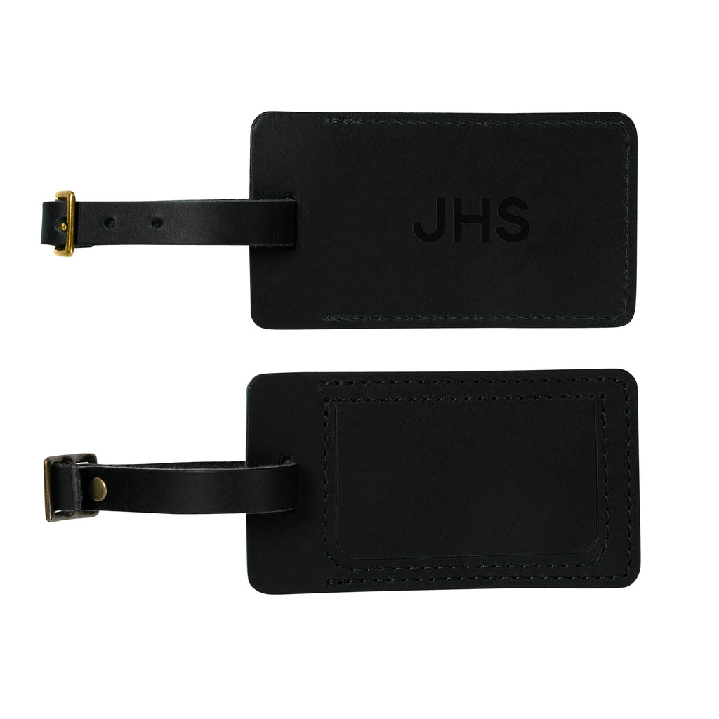 Leather Luggage Tag with Insert