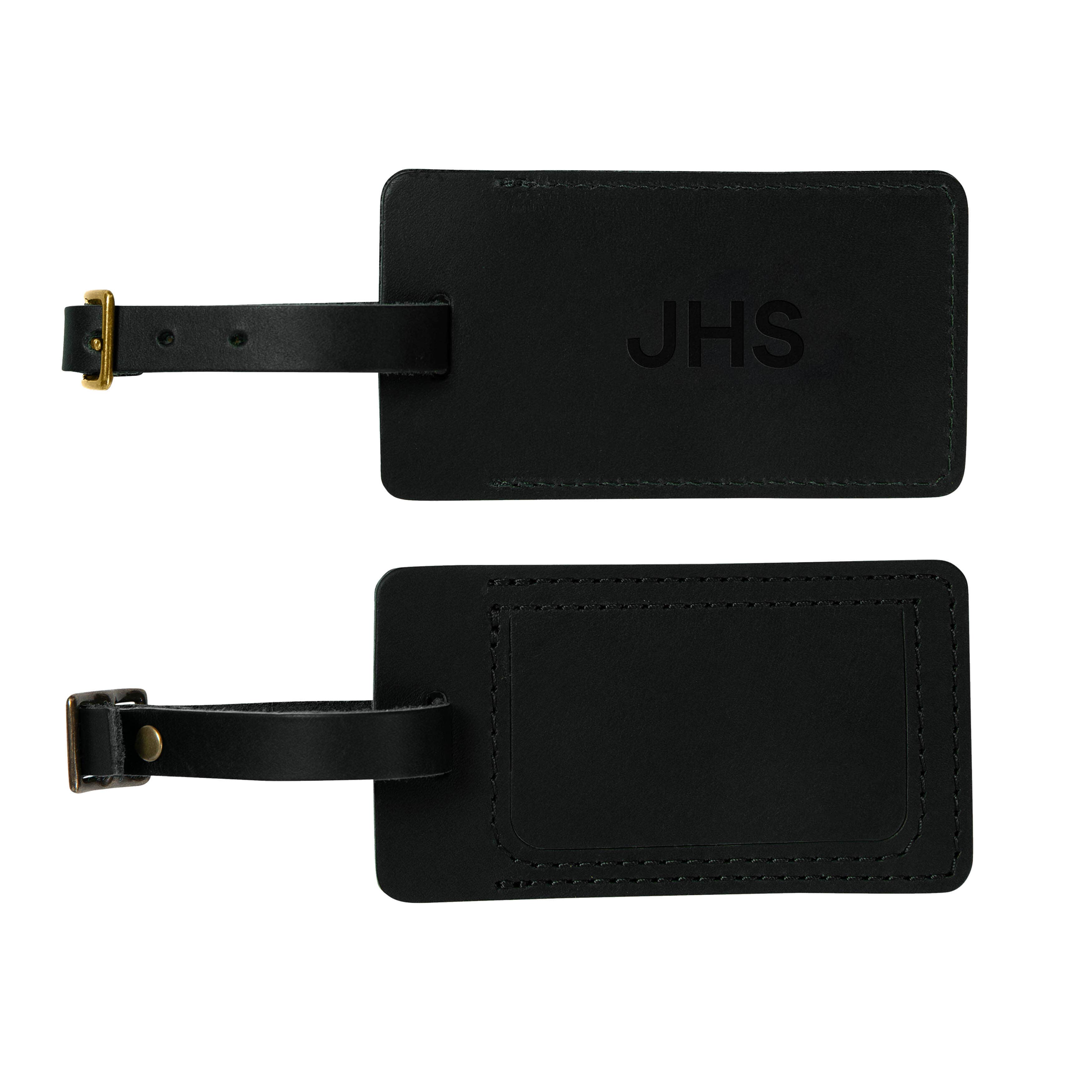 Leather Luggage Tag with Insert