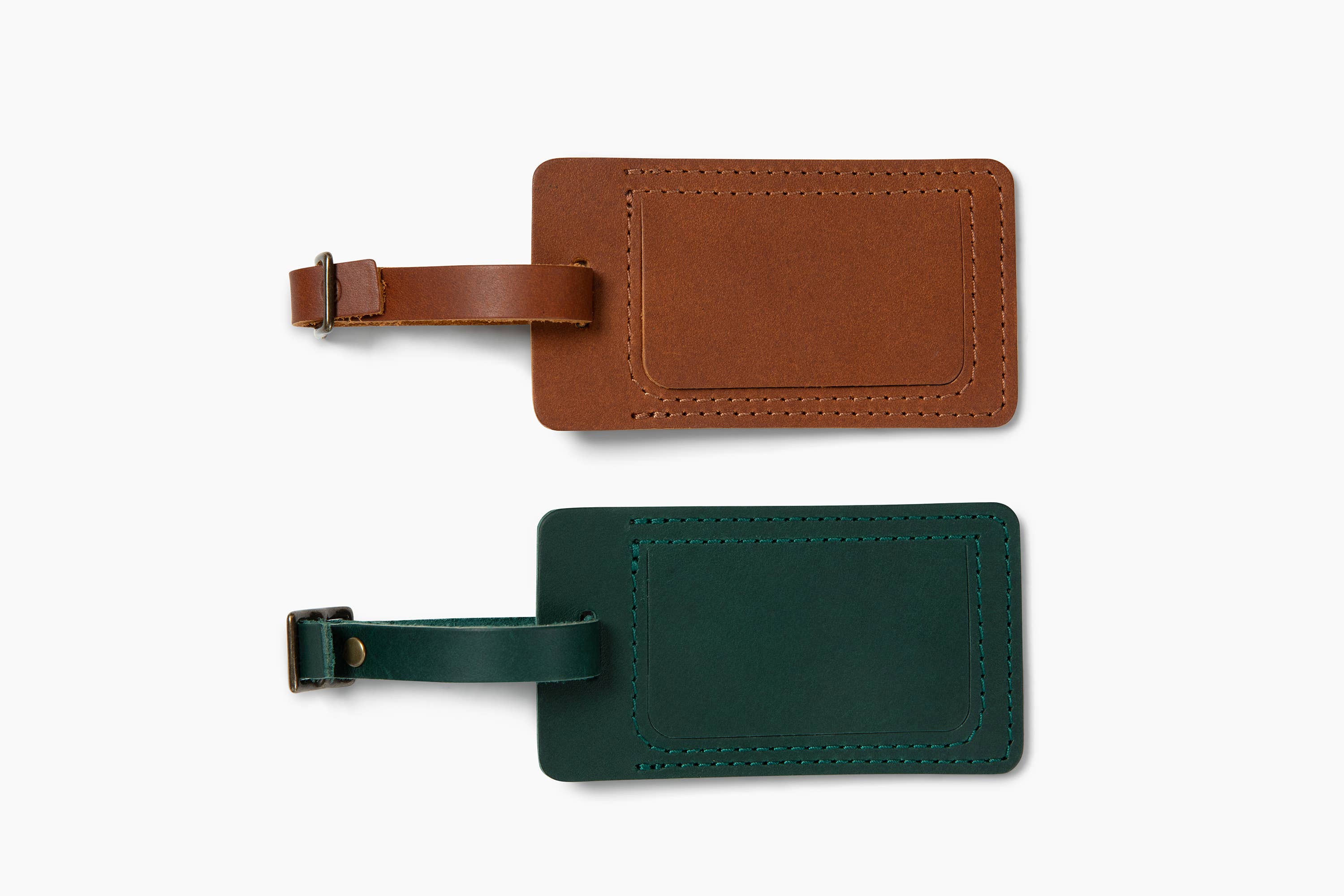 Leather Luggage Tag with Insert