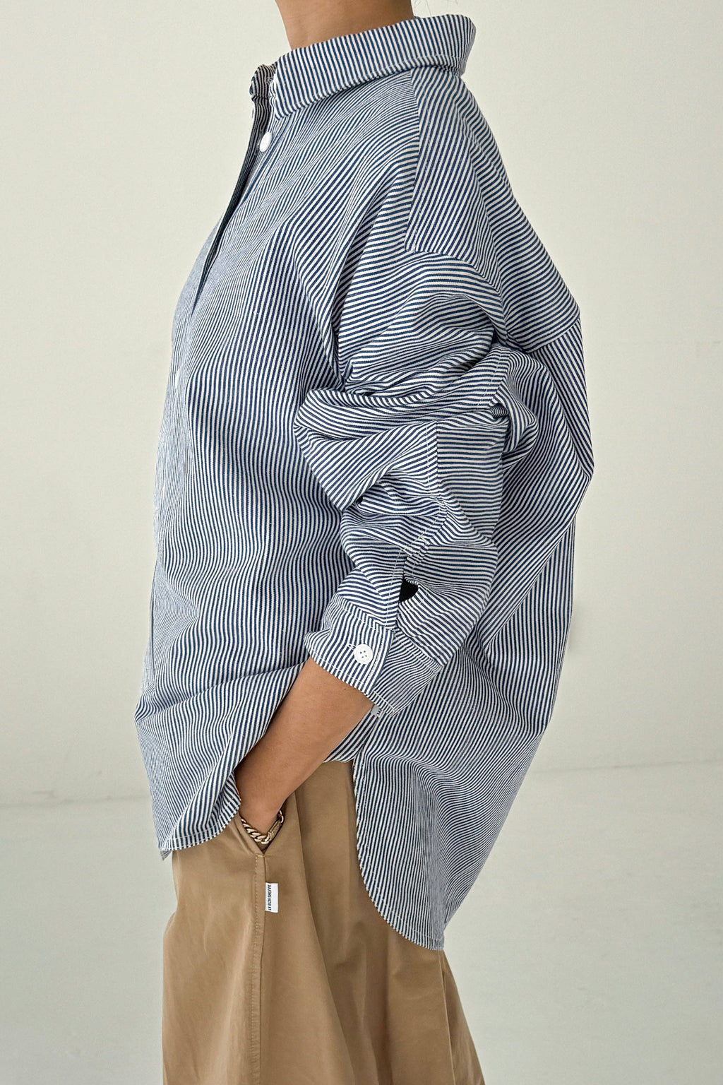 Owen Shirt Oversized Cotton Button Down Shirt – Relaxed Everyday Women’s Shirt