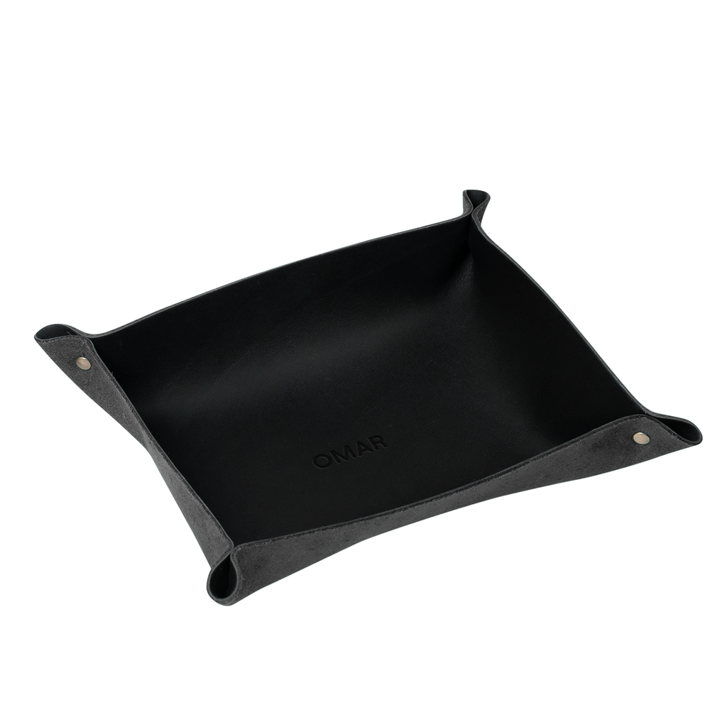 Leather Rivet Valet Tray