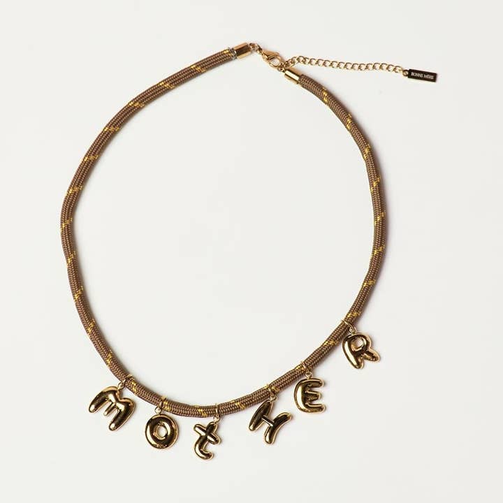 Bubble Mother Cord Necklace