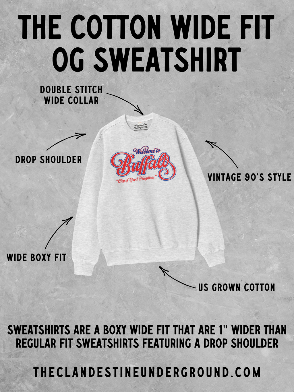 90's San Francisco Football Boxy Cotton Sweatshirt