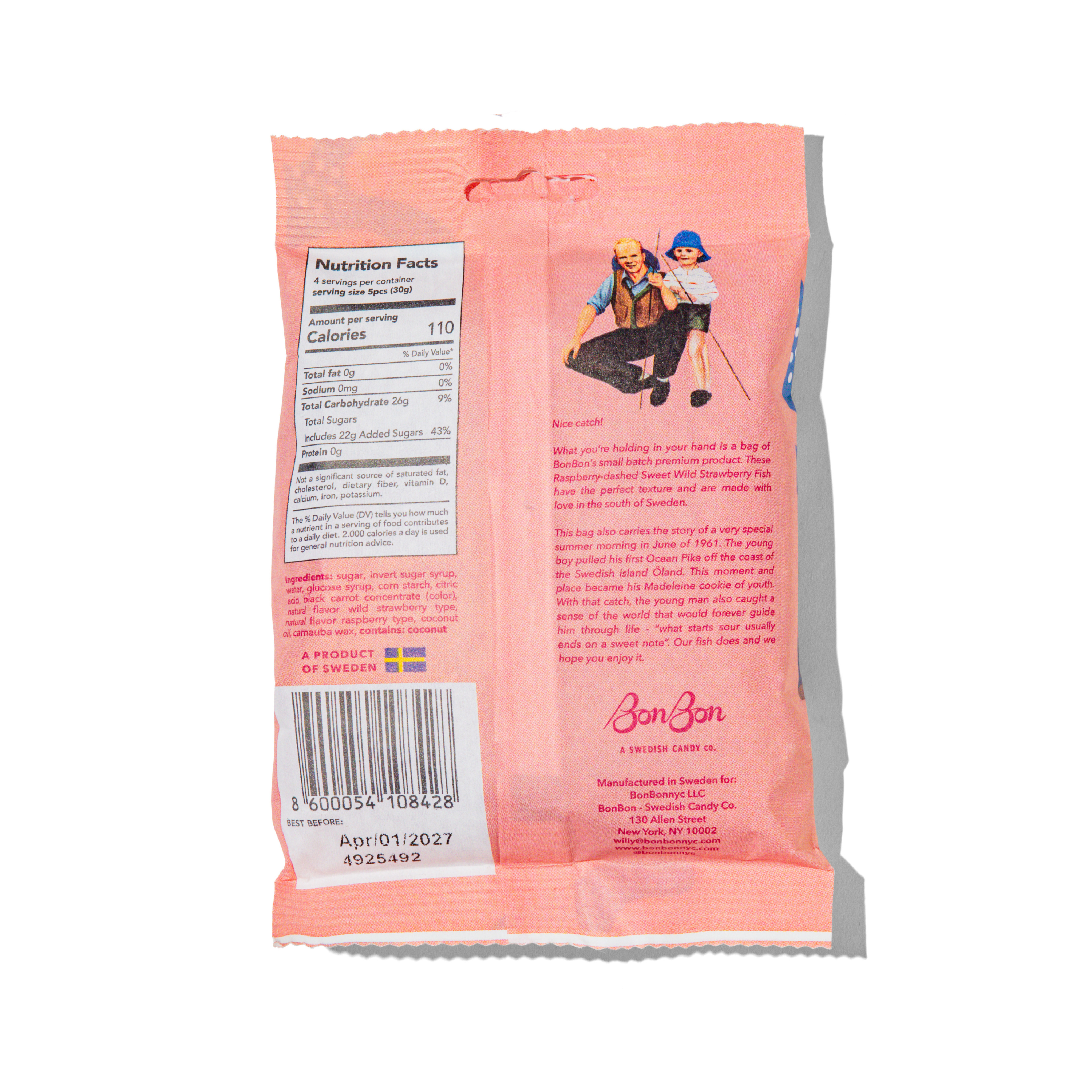 Sweet Wild Strawberry Fish Candy