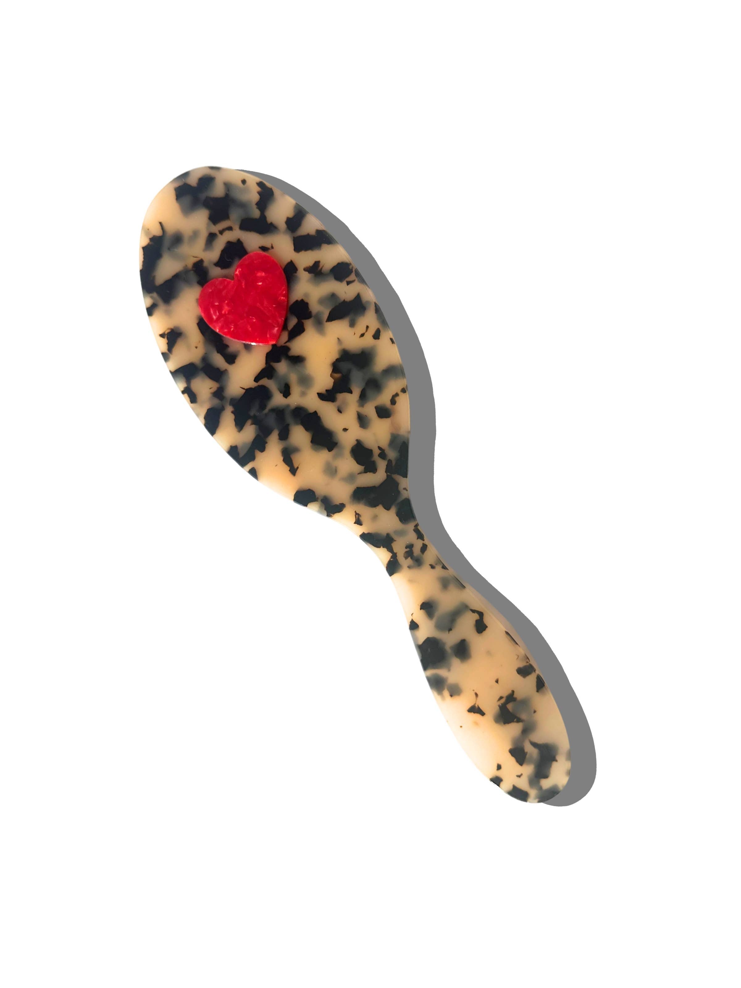 Hand-painted Heart Amazing Hair Day Brush