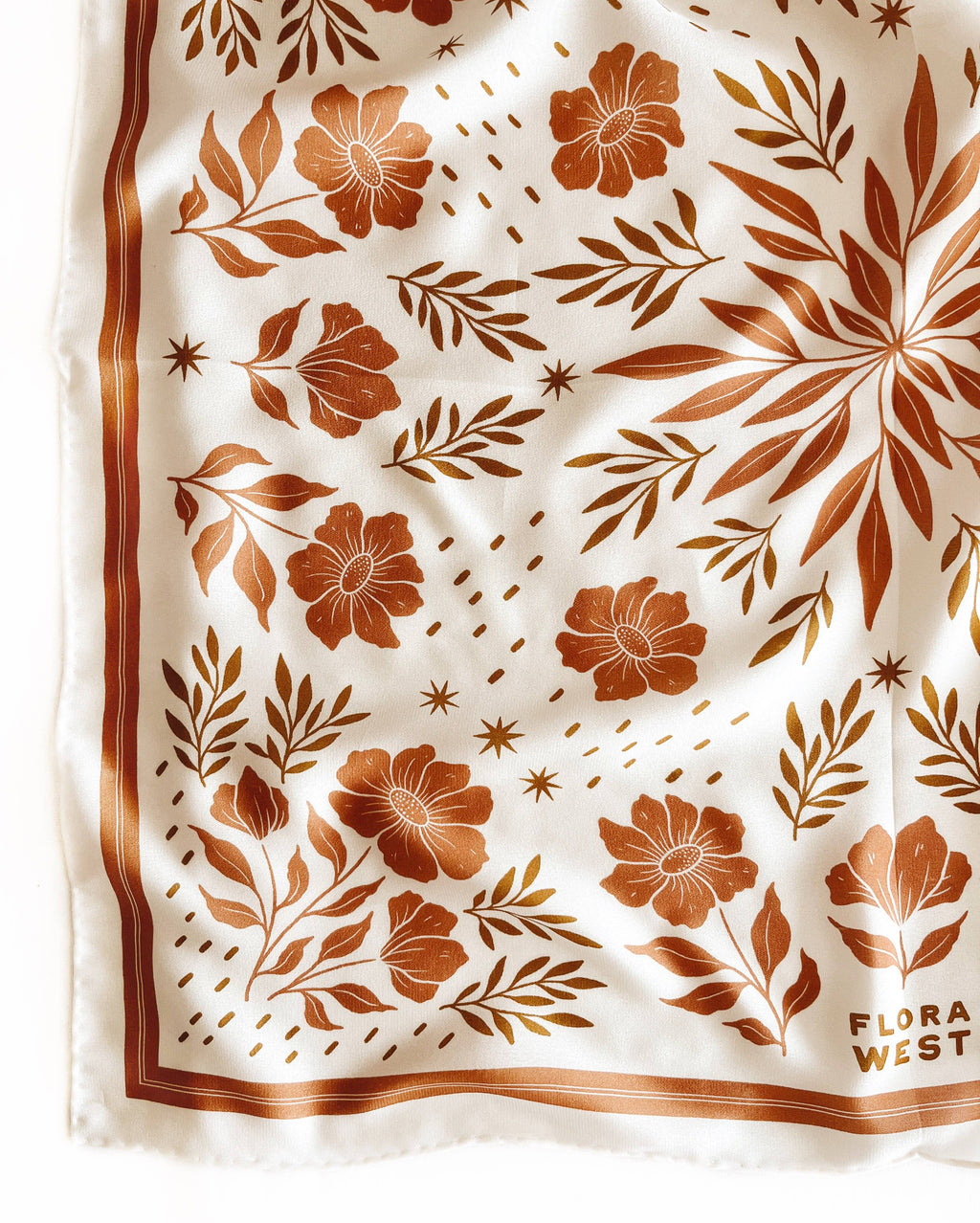 Desert Floral Silk Scarf