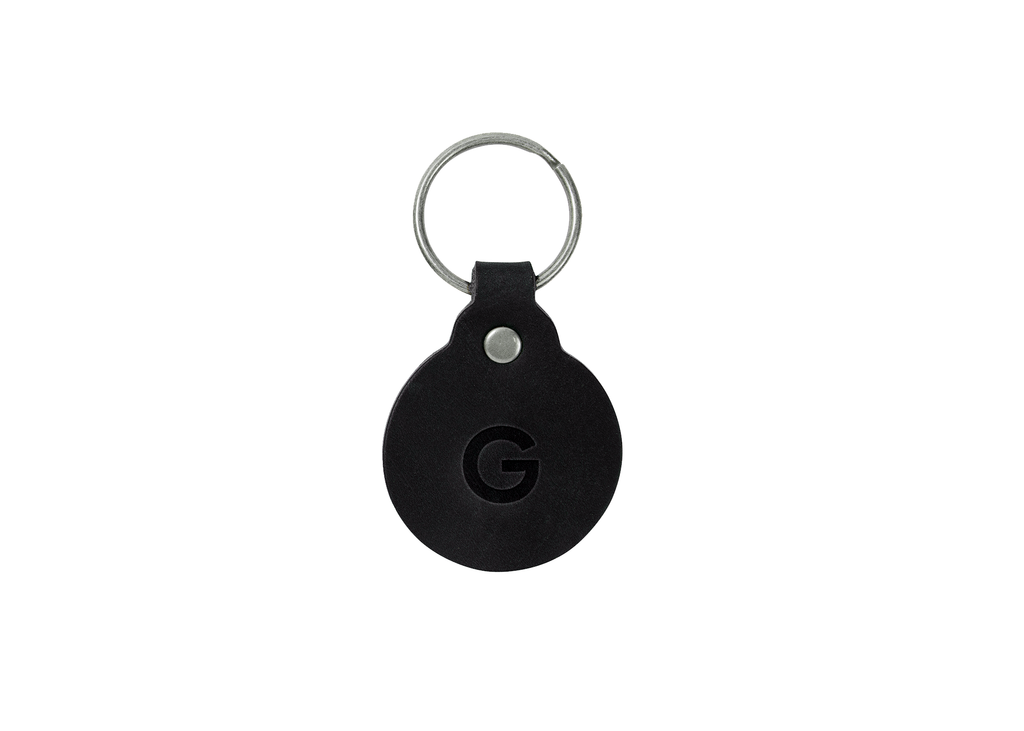 Leather Circle Key Fob