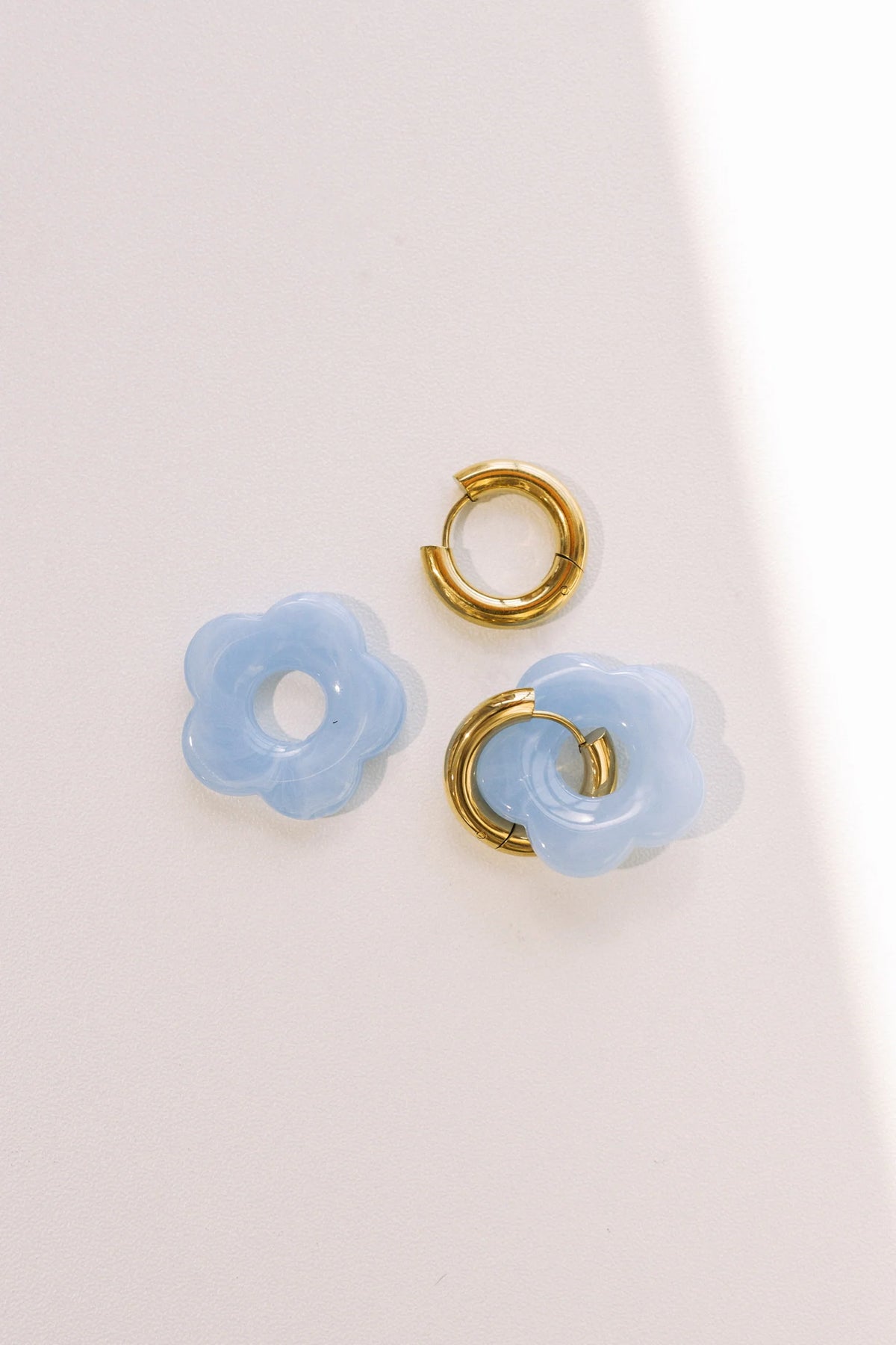 Color Me Daisy Hoop Earrings