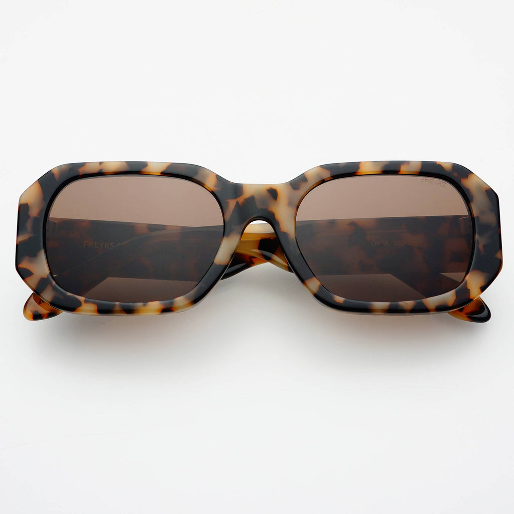 Onyx Rectangular Sunglasses
