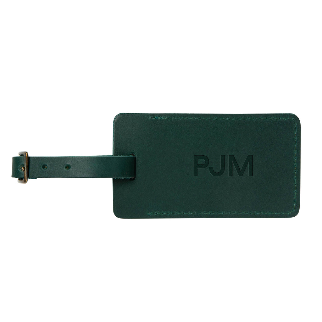 Leather Luggage Tag with Insert