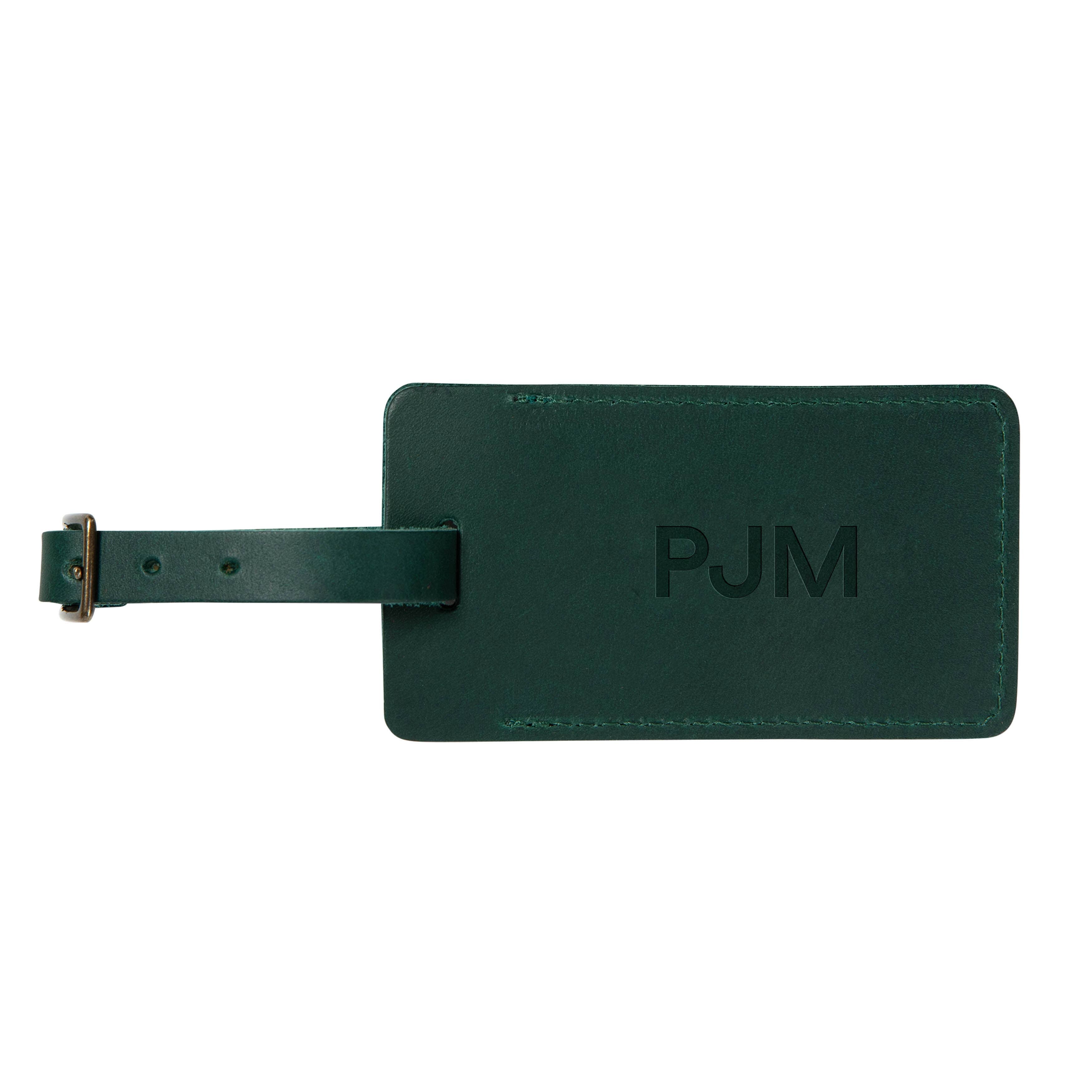 Leather Luggage Tag with Insert