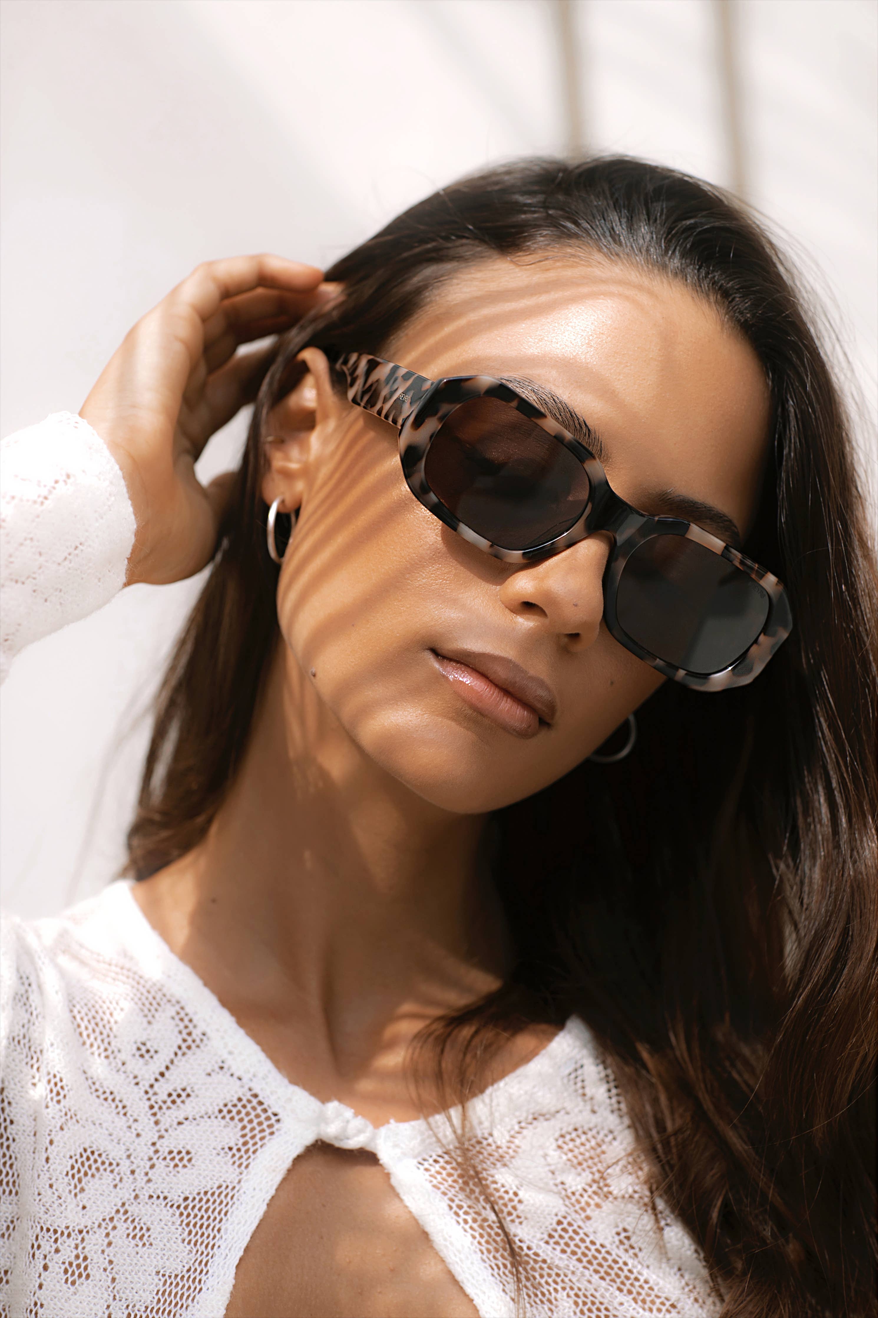 Onyx Rectangular Sunglasses