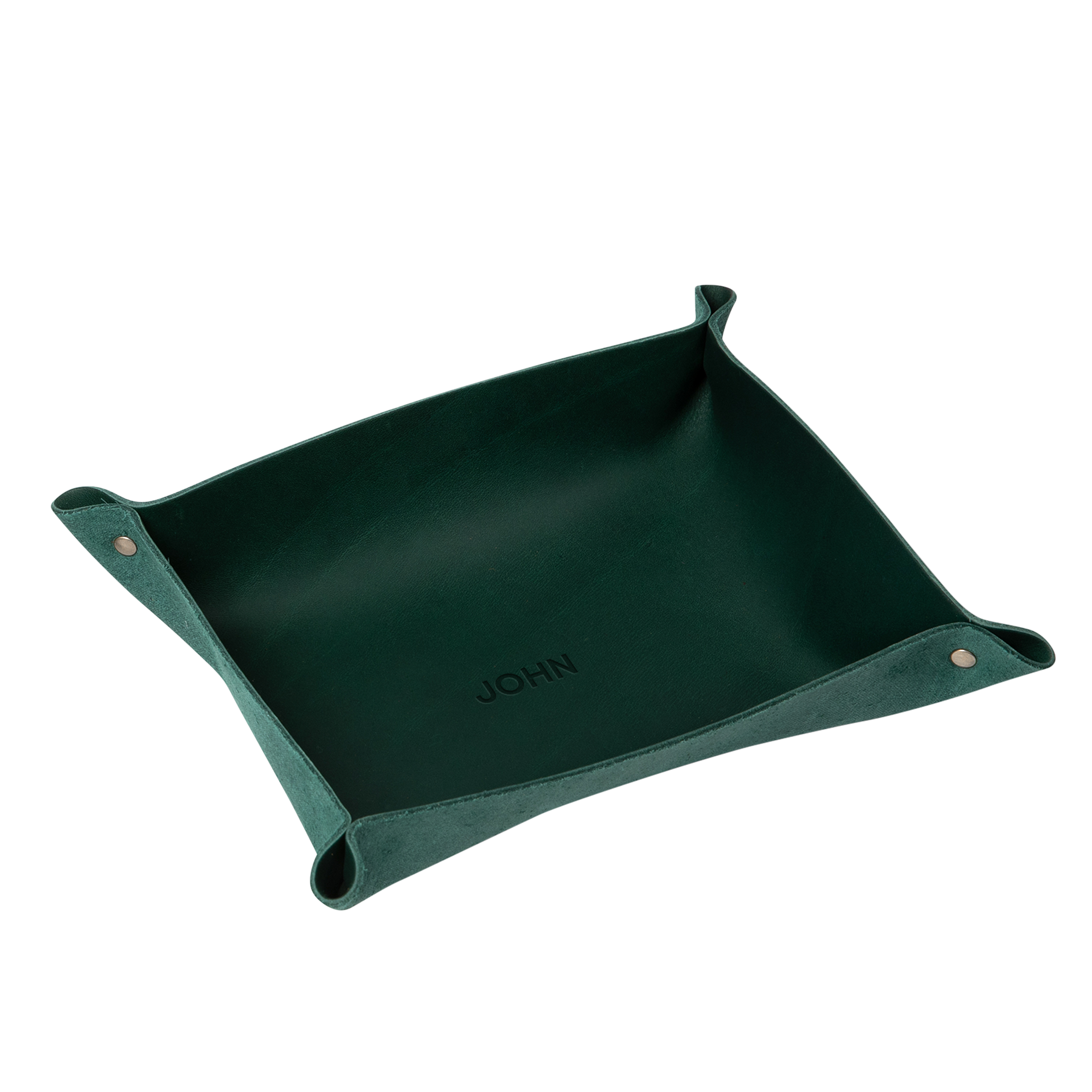 Leather Rivet Valet Tray