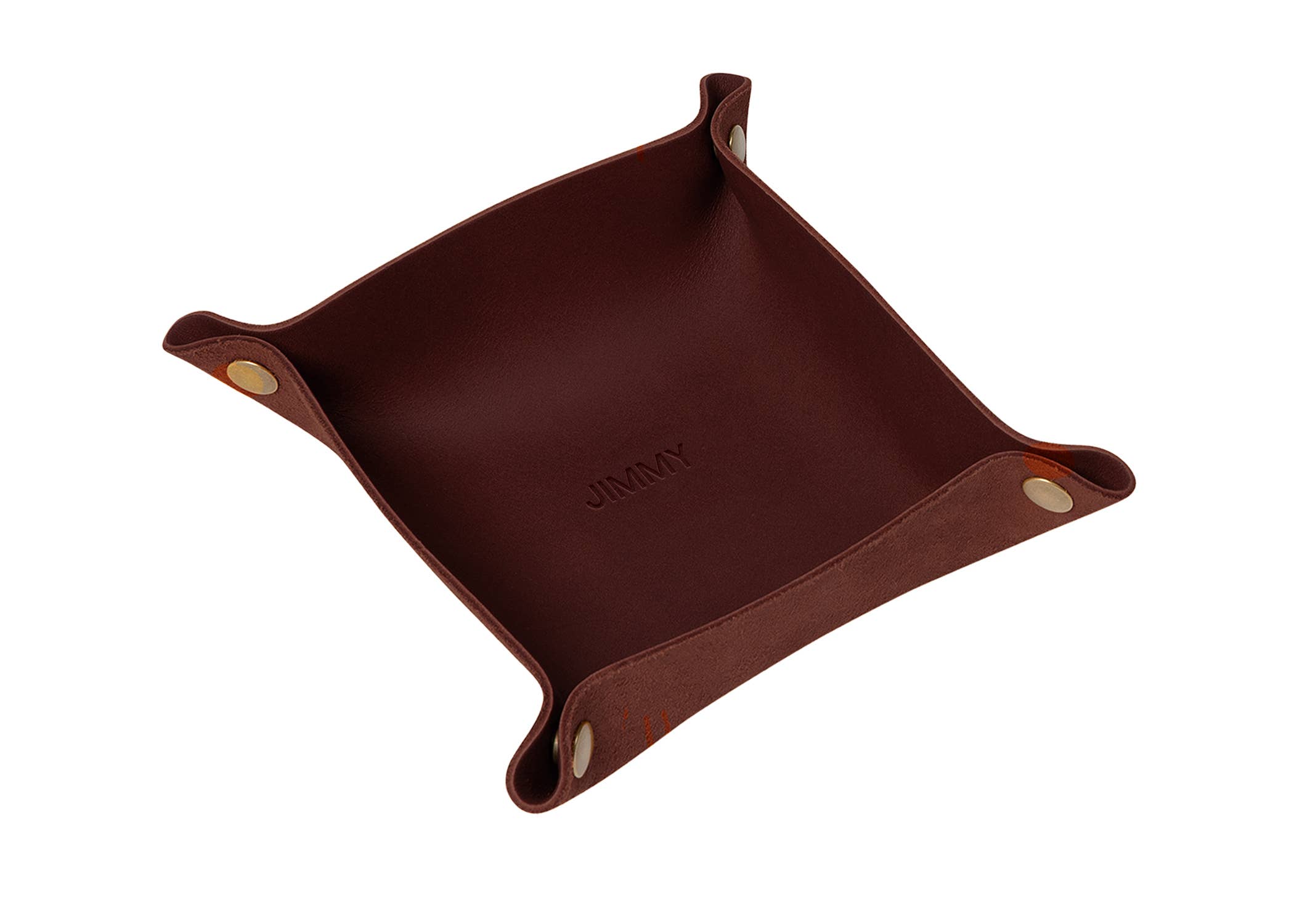 Leather Snap Valet Tray