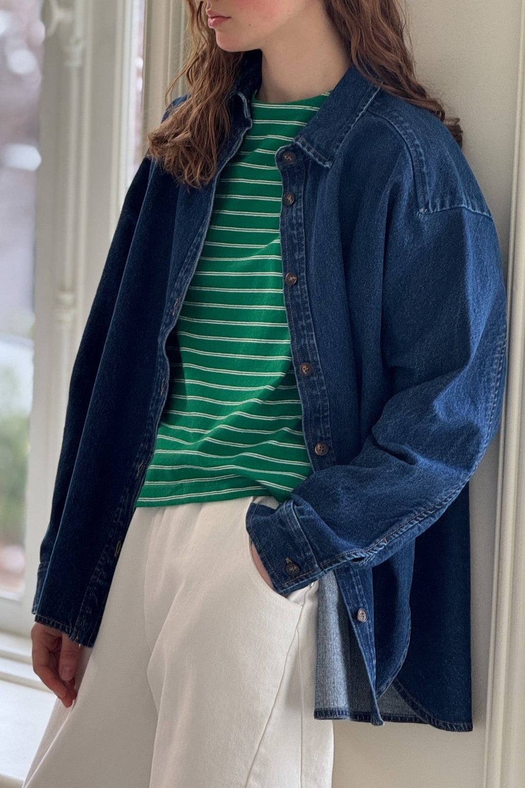 minimalist oversized shirt women everyday wardrobe essential outfit