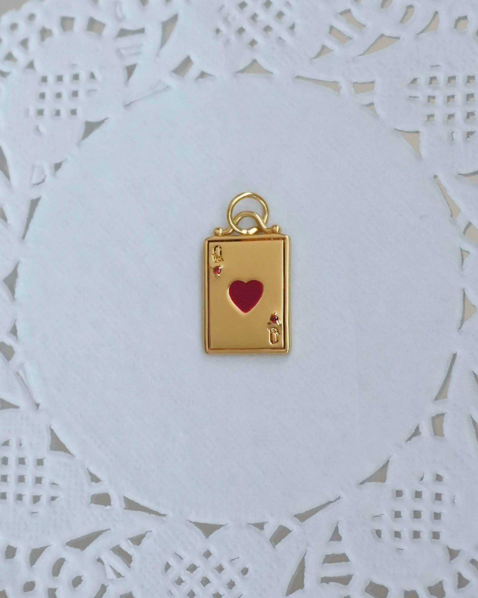 Tory Playing Card Charm