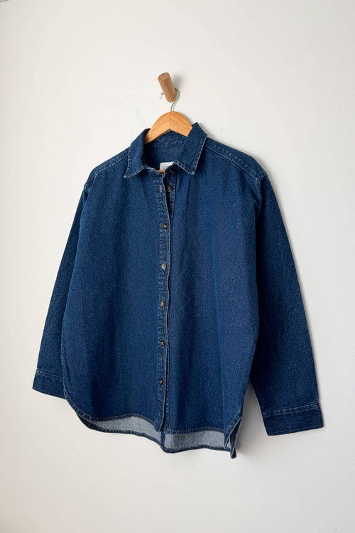 Owen Shirt Oversized Cotton Button Down Shirt – Relaxed Everyday Women’s Shirt