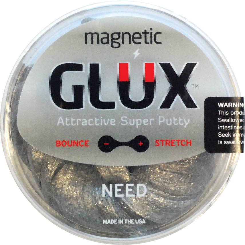 MegaGLUX magnetic collections | Silver and Black Super Putty