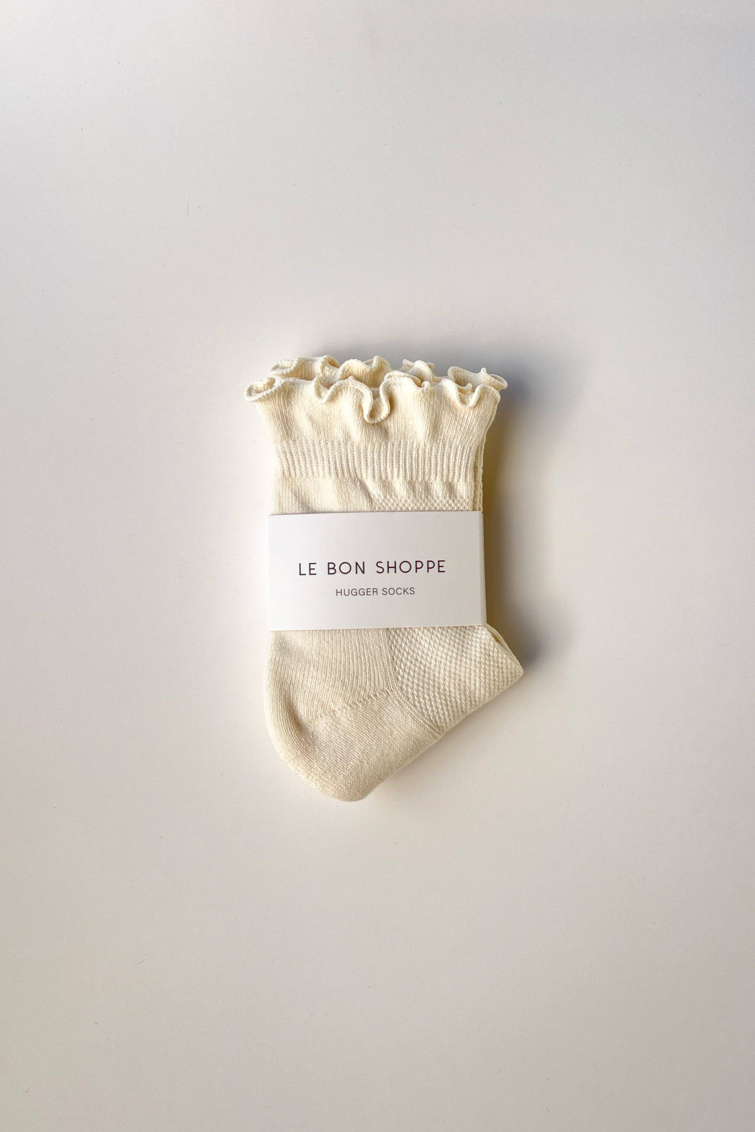 Ruffled Hugger Crew Socks