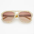 Voyager Acetate Oversized Aviator Sunglasses