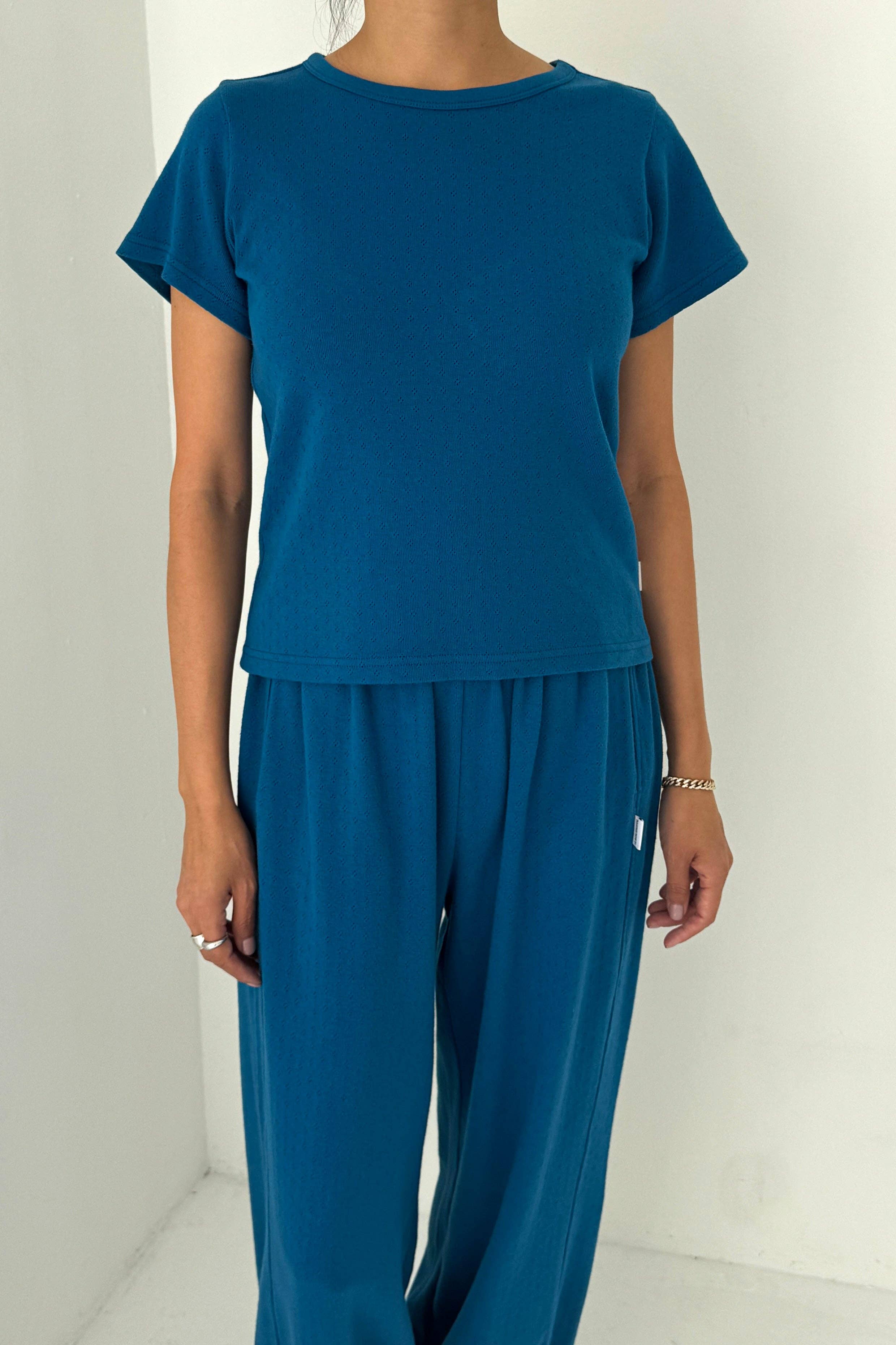 Pointelle Babe Tee