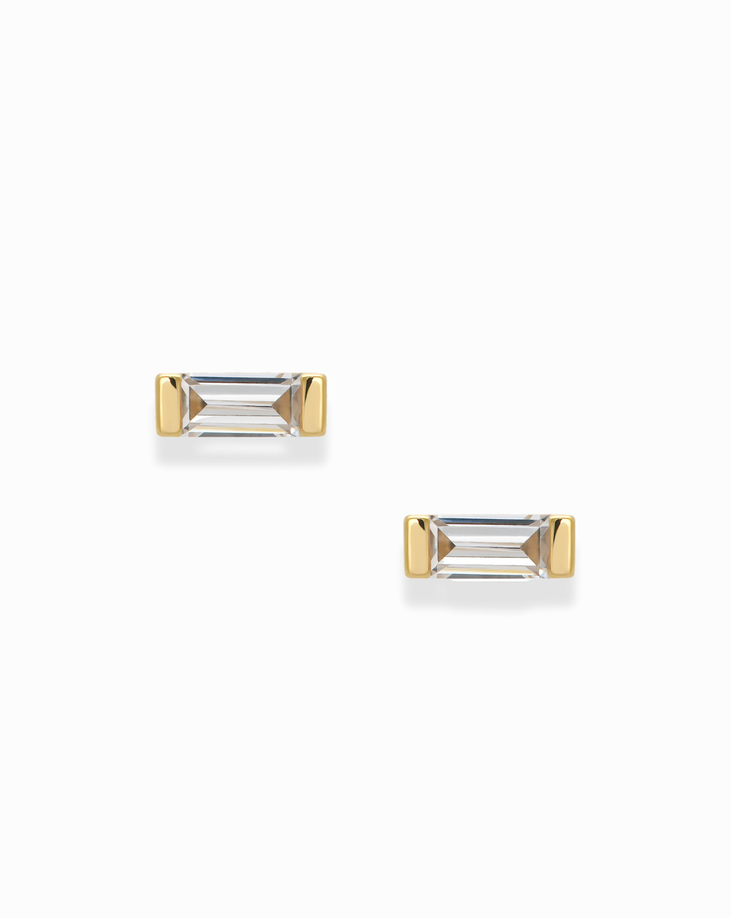 Jadey Baguette Studs Earrings