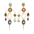 Museum style mobile earrings-433