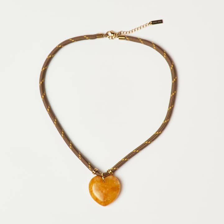 Heart Cord Necklace