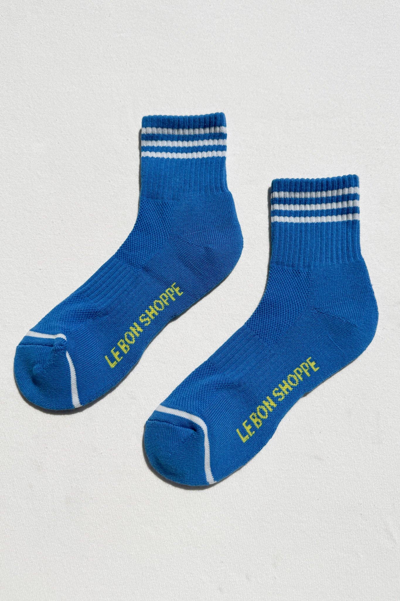 Everyday Cotton Crew Socks – Minimal Stripe Girlfriend Socks