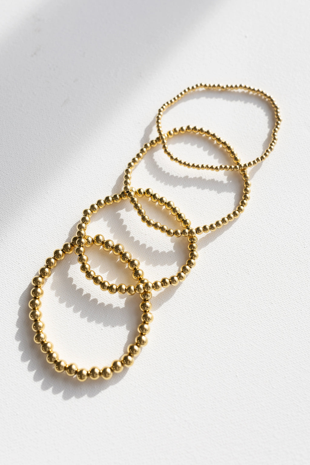 Billy Gold Bead Bracelet
