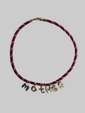 Necklace with 'MOTHER' charms 
